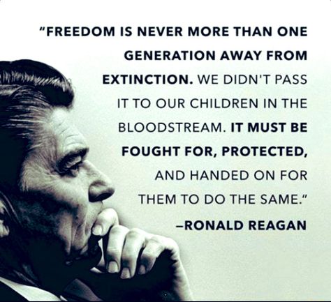 https://pbs.twimg.com/media/Ea0kf0oXYAAIWWm?format=jpg&name=large Ronald Reagan Quotes, Pray For America, Usa Presidents, Military Humor, The Older I Get, Freedom Is, Critical Care, American Presidents, Ronald Reagan