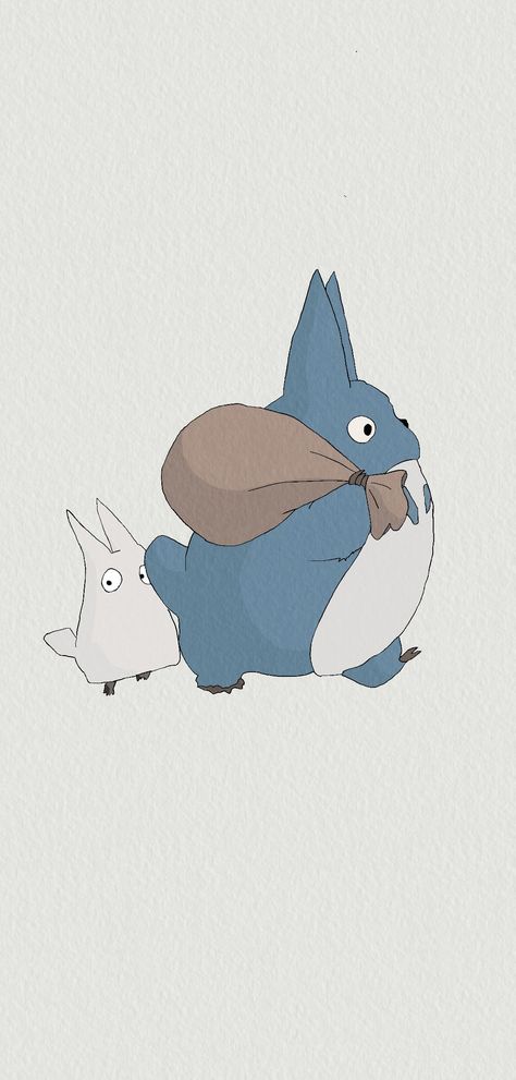 Blue Ghibli Wallpaper, Cute Headphones Wallpaper, My Neighbor Totoro Wallpaper, Reader Wallpaper, Blue Totoro, Totoro Birthday, Ghibli Wallpaper, Iphone Wallpaper Texture, Studio Ghibli Background