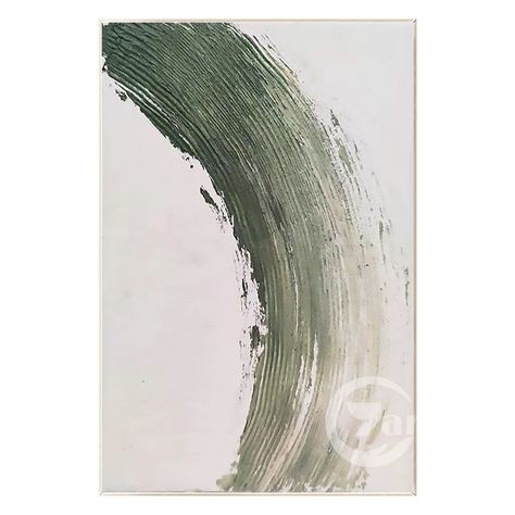 Olive Green Abstract Art, Wabi Sabi Wall Decor, Green Painted Walls, Green Canvas Art, Olive Green Walls, Huge Wall Art, Large Framed Wall Art, Green Artwork, Abstract Painting Large