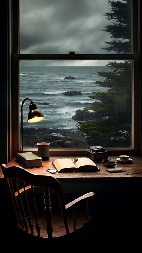 Author Aesthetic, Reading Wallpaper, Aesthetic Writing, Moody Vibes, Writing Corner, Pro Create, Rain Aesthetic, Autumn Witch, Aesthetic Cozy