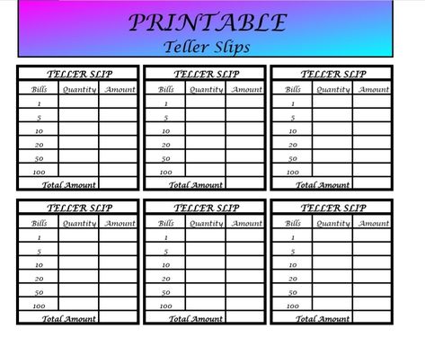 The teller slips is just one of the awesome free worksheets you get in our workbook! Email thebalancedbudget20@gmail.com to receive a free copy of our workbook! Teller Slip Printable Free, Cash Stuffing Challenges Free Printable, Savings Challenge Printable Free, Stuffing Ideas, Envelope Stuffing, Money Envelope System, Saving Challenges, Pinterest Guide, Money Worksheets