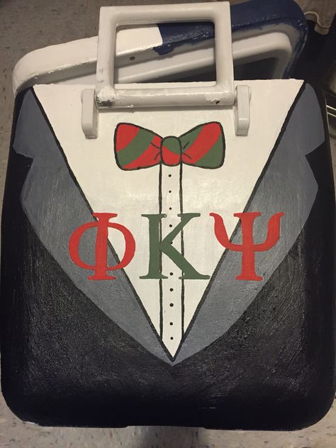 phi psi tuxedo fraternity cooler Phi Psi Frat Cooler, Fraternity Cooler, Formal Cooler Ideas, Formal Cooler, Fraternity Coolers, College Things, Cooler Ideas, Frat Coolers, Dorm Ideas