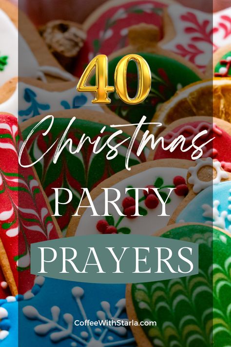 Struggling to find the right words to pray this Christmas? These 40 powerful Christmas prayers will inspire your heart, deepen your faith, and help you focus on the true meaning of the season. Perfect for family gatherings, church services, or quiet moments with God. Click now to discover prayers that bring hope and joy to your holiday! #ChristmasPrayers #FaithFilledHolidays #ReasonForTheSeason #HolidayPrayerIdeas #KeepChristInChristmas 12 Christmas Prayers, Christmas Devotionals For Women, Prayer For Christmas Party, Christmas Eve Prayer, Prayers For Christmas, Christmas Prayer For Family, Lunch Prayer, Prayer For Family And Friends, Christmas Dinner Prayer