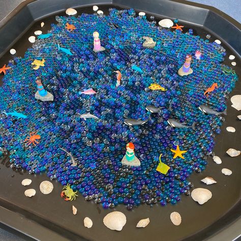 Orbeez Tuff Tray, Ece Assessment, Mermaid Activities, Sen Resources, Gigi Birthday, Tuff Tray Ideas, Tuff Spot, Sheep Crafts, Holiday Program