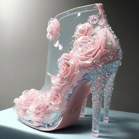 Whimsical Shoes, Fantasy Shoes, Magic Shoes, Fairy Shoes, Glass Shoes, Shoes Hack, Cute Shoes Heels, Fantastic Shoes, Fancy Shoes