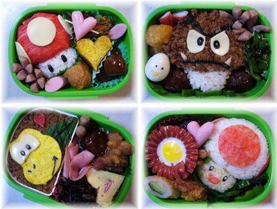 Now this is a scaryGOOD Mom..Bento Mario Mario Bento, Mario Brother, Bento Boxes, Mario