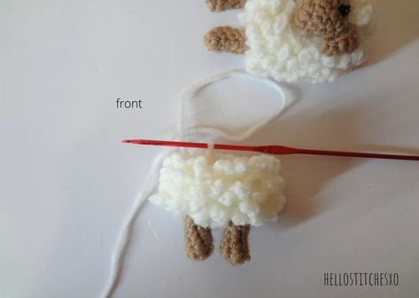 Crochet Brooch Pattern, Crochet Poncho Patterns Easy, Brooch Pattern, Fur Crochet, Whimsical Crochet, Crochet Sheep, Crochet Brooch, Crochet Jewelry Patterns, Beginners Crochet