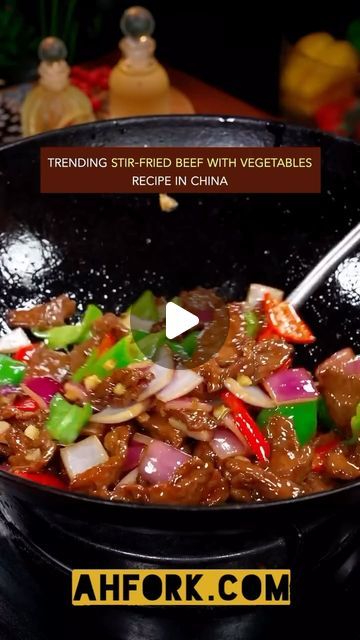 AH FORK! on Instagram: "No text. We’re drooling over here… 🤤 

#ahfork #kitchen #reels #reelsinstagram #recipe #cooking #food #kitchenhacks #chinesefood #chinese #asianfood" Fried Beef, Cooking Food, Kitchen Hacks, Chinese Food, Vegetable Recipes, Asian Recipes, Dinner Recipes, On Instagram, Instagram