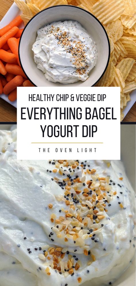 Healthy Chip Dip, Yogurt Dip For Veggies, Healthy Yogurt Dip, Greek Yogurt Veggie Dip, Healthy Veggie Dip, Healthy Sauce, Bagel Dip, Healthy Dip Recipes, Greek Yogurt Dips