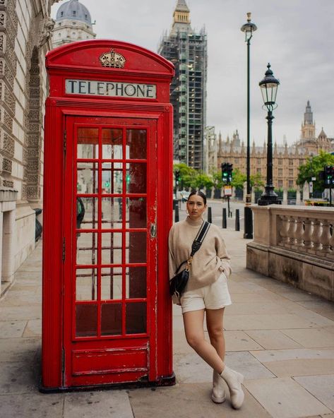 Phone Box Photoshoot, London Red Phone Booth, Westminster Station, London Telephone Booth, Scandinavian Holiday, London Phone Booth, Red Phone Booth, Paris Tourist, Red Telephone Box