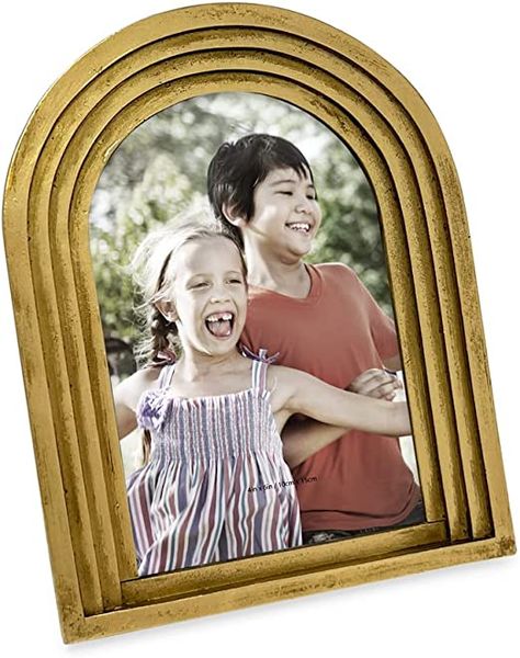 Isaac Jacobs 4x6 Vertical Gold Arc Resin Picture Frame with Gradient Design, Decorative Photo Frame, Tabletop & Wall Display, Hanging Display & Home Decor (4x6, Gold) Vintage Popcorn Machine, Resin Picture Frame, Floating Picture Frames, Frames Wall, Ultrasound Pictures, Hanging Display, Vintage Picture Frames, Gradient Design, Photo Picture Frames