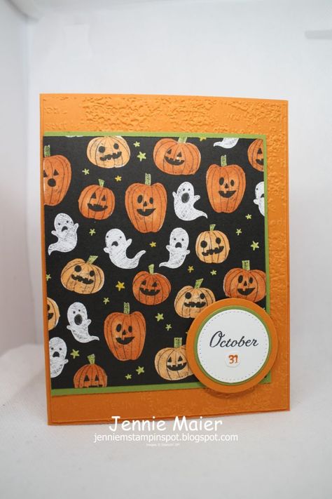 Celebrate Everything Dsp, Papercraft Christmas Cards, Celebrate Everything, Christmas Card Crafts, Halloween Card, Stamping Up Cards, Fall Cards, Halloween Cards, Stamping Up