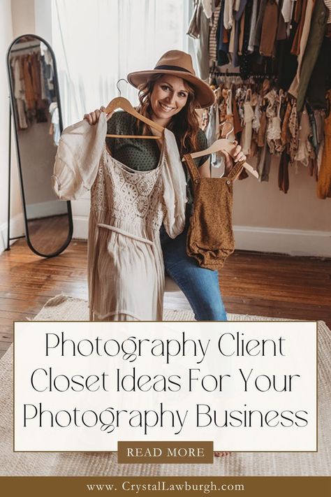 Explore innovative ways to elevate your photography business with our latest photography mentorship blog post on photography client closet ideas! From timeless classics to trendy pieces, client closets ensures every session is stylish and stress-free. Whether you specialize in family photography, maternity photography, or portrait photography, offering a client closet sets you apart by providing convenience and enhancing the overall aesthetic of your sessions. Click the link to read more today! Photography Cheat Sheets, Photography Maternity, Photography Tips For Beginners, Closet Ideas, Photography Editing, Photography Business, Maternity Photography, Photography Tips, Family Photography