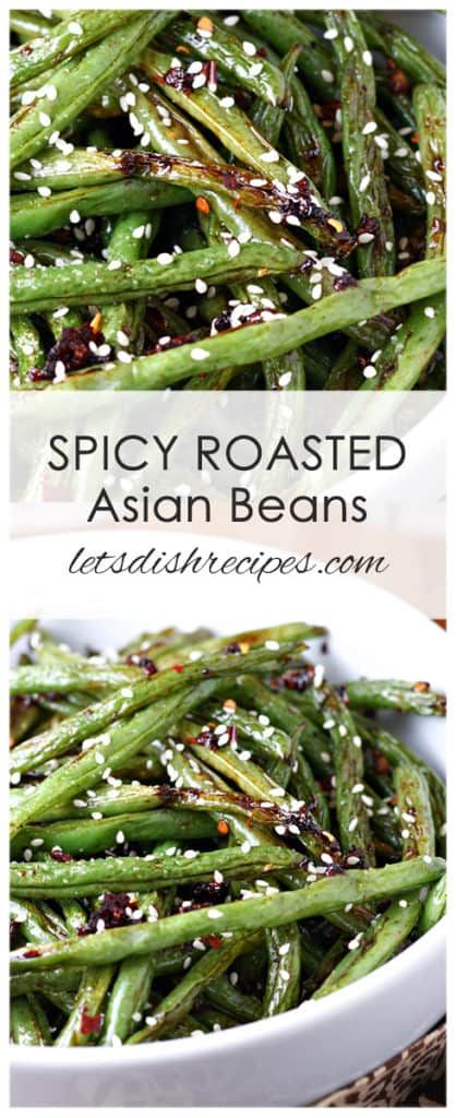 Asian Green Beans Recipe, Asian Green Bean Recipes, Spicy Soy Sauce, Asian Green Beans, Unique Side Dishes, Spicy Green Beans, Green Beans Recipe, Roasted Green Beans, Fresh Green Beans