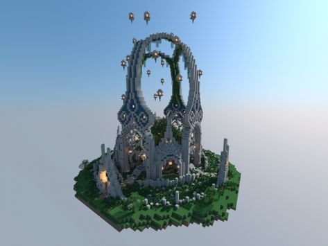 Server Spawn Minecraft Map Minecraft Server Spawn Ideas, Epic Minecraft Builds, Minecraft Spawn Ideas, Minecraft Epic Builds, Minecraft Spawn, Château Minecraft, Minecraft Cool, Minecraft Temple, Construction Minecraft