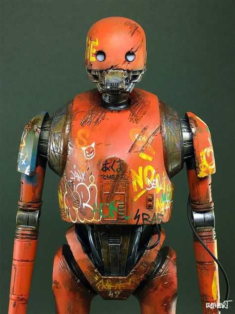 Star Wars Models, Star Wars Droids, Retro Robot, Star Wars Concept Art, Arte Robot, Star Wars Rpg, Arte Cyberpunk, Toy Art, Custom Toys