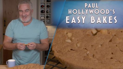 Baking Delicious Peanut Butter Cookies | Paul Hollywood's Easy Bakes | In this video, Paul shows how to bake his delicious and moreish Peanut Butter Cookies. Full instructions and ingredients are below... 160g butter,... | By Paul Hollywood Paul Hollywood Recipes, Butter Bread Recipe, Easy Bakes, British Bake Off Recipes, Baking Scones, Bake Off Recipes, Healthy Banana Muffins, Peanut Cookies, Paul Hollywood