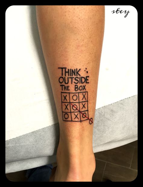 Think Outside The Box Tattoo Ideas, Think Outside The Box Tattoo, Outside The Box Tattoo, Box Tattoo Ideas, The Box Tattoo, Cloud Tattoo Sleeve, Box Tattoo, Football Tattoo, Cloud Tattoo