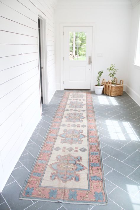 Entryway Tile Floor, Slate Bathroom, Farmhouse Hallway, Herringbone Tile Floors, Grand House, Entryway Tile, Slate Patio, Mudroom Flooring, Entry Tile