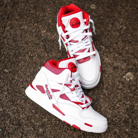 Reebok Pump, Reebok Logo, Sports Day, Reebok Classic, Unique Styles, Lace Closure, Red Fashion, Saucony Sneaker, Nice Shoes