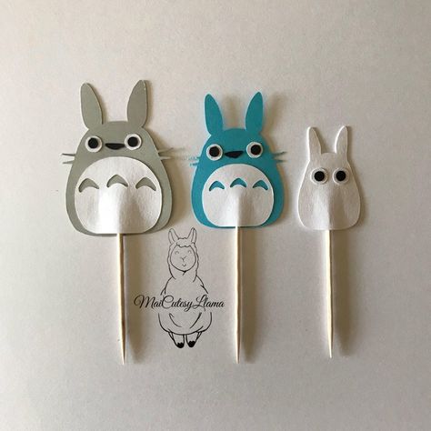 Totoro Party Decorations, Totoro Crafts, Totoro Birthday, Totoro Diy, Studio Ghibli Party, Totoro Party, Diy Party Supplies, Neighbor Totoro, Fun Games For Kids