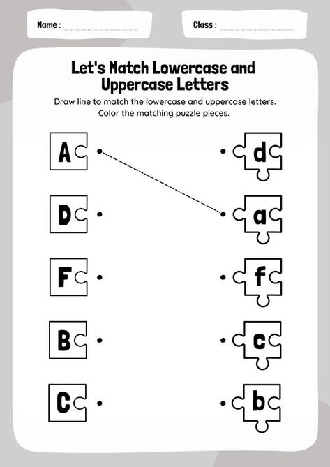 Templates Alphabet Letter Matching, Free Printable Alphabet Worksheets, Letters Worksheets, Concepts Of Print, Kids Worksheet, Printable Alphabet Worksheets, Free Homeschool Curriculum, Free Preschool Worksheets, Lowercase Alphabet