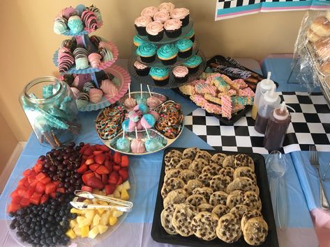 Race Cars Or Ruffles Gender Reveal, Burnouts Or Bows Gender Reveal Food, Wheels Or Heels Gender Reveal Decoration, Burnout Or Bows Gender Reveal Decorations, Pregnancy Surprise Husband, Burnouts Or Bows Gender Reveal, Pregnancy Surprise, Gender Reveal Dessert, Gender Reveal Food