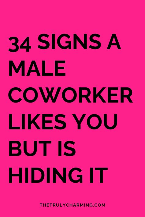 Office romances make for entertaining speculation around the proverbial watercooler, but it’s not always easy to see the signs a male coworker likes you, especially if he’s hiding it.

Sometimes, a tension simmers beneath the surface. Is it a sign of hidden affections, the closeness of friendship, the regrettable lunchtime burrito, or just an unrequited crush? Crush On Coworker Quotes, Work Crush Humor, Signs He Likes You But Is Hiding It, Work Crush Quotes, Coworkers To Lovers Aesthetic, Coworker Crush, Crush On Coworker, Work Crush, Unrequited Crush