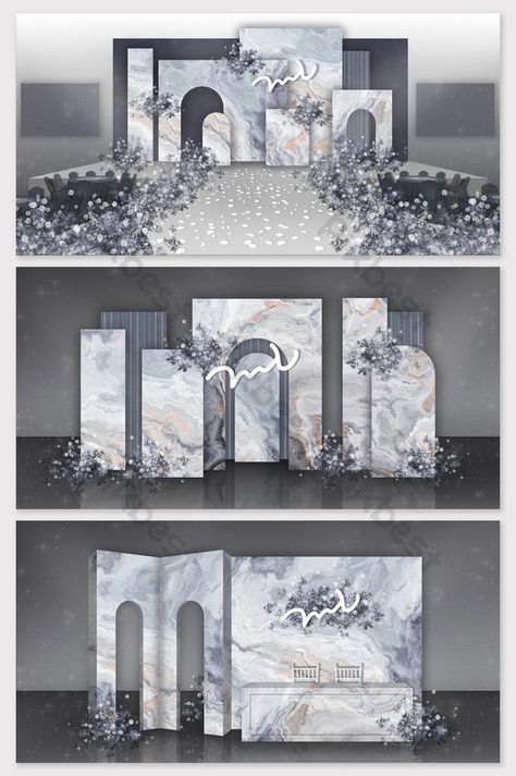 Geometric inkjet painting marble effect wedding effect#pikbest# Wedding Decorations Indoor, Painting Marble, Indoor Wedding Decorations, Painting Wedding, Forest Theme Wedding, Wedding Background Decoration, Wedding Stage Design, Diy Wedding Backdrop, Wedding Planning Decor