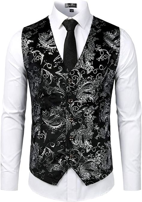 Vest Tuxedo, Mens Vest Casual, Steampunk Vest, Waistcoat Designs, Vests Men, Mens Vest Fashion, Men Vest, Waistcoat Men, Mens Suit Vest