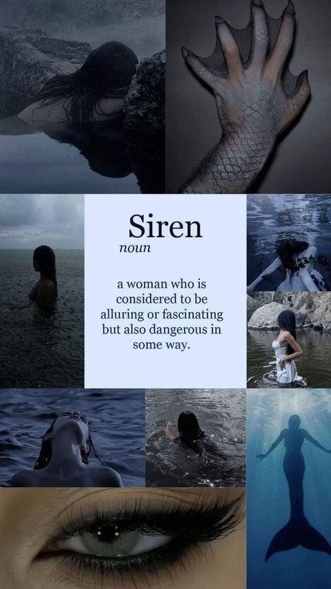 Fantasy Creatures Mythology, Dark Mermaid, Sejarah Kuno, Image Princesse Disney, Anak Haiwan, Mermaid Aesthetic, 사진 촬영 포즈, Mermaid Dreams, Water Ocean