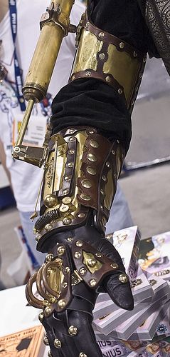 steampunk_arm | by Octopus Motor Steampunk Props, Steampunk Arm, Bionic Arm, Steampunk Armor, Steampunk Gadgets, Steampunk Stuff, Infernal Devices, Style Steampunk, Steampunk Cosplay