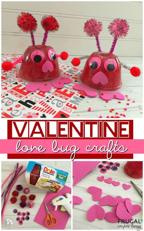 Valentine Love Bug Fruit Cups, a Kid's Food Craft on Frugal Coupon Living. Great for a Valentine Class Party Idea. #valentinesday #valentinesdaycrafts #crafts #craftsforkids #lovebug #valentinecrafts #valentinesdaycraftsforkids Love Bug Valentine, Valentines Activities, Valentines Class Party, Kids Food Crafts, Fruit Cup, Valentines Gift Card, Toddler Class, Valentine Craft, Coffee Gifts Card