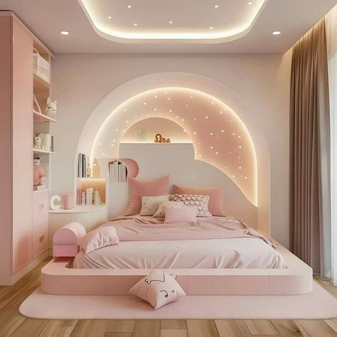 Children’s Bedroom Colour Ideas, Daughter Room Design, Milan House, Kids Bedroom Design Ideas, Designing A Bedroom, Luxury Kids Bedroom, Dream Bedroom Inspiration, Kids Room Interior Design, New Bedroom Design