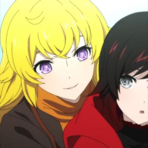 #RWBY Rwby Pfp Matching, Rwby Matching Icons, Yang And Ruby, Pfp Sharing, Couples Drawings, Matching Profile, Pfp Ideas, Ruby Rose, Matching Profile Pictures