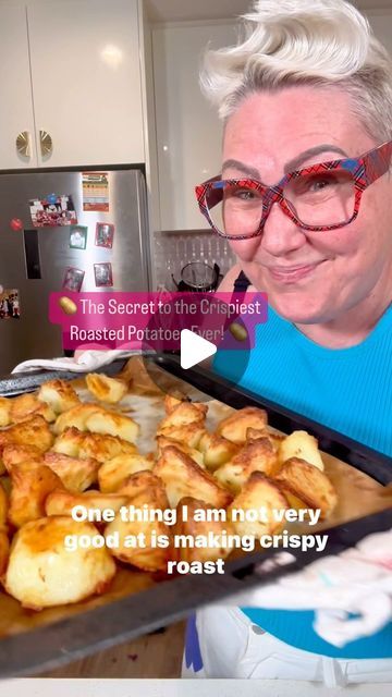 Stephanie Joy de Sousa on Instagram: "You can find my recipes on easyrecipegang.com.au ❤️
🥔 The Secret to the Crispiest Roasted Potatoes Ever! 🥔

Roasted potatoes have always been my kitchen nemesis... until now! 😅 After countless tries, I’ve finally cracked the code for achieving that perfect golden crunch. What’s the secret, you ask? **Bicarbonate of soda!** Yes, you read that right. This simple ingredient is a total game-changer, and I’m here to share my foolproof recipe with you!

Ingredients:
- 1/2 kg potatoes (peeled and quartered)
- 1 tsp bicarbonate of soda
- Salt (to taste)
- Olive oil

Instructions:
1. **Prep the Potatoes:** Add your potatoes, bicarbonate of soda, and a big pinch of salt to a pot. Fill it with cold water and place it on the stove. 
2. **Boil:** Cook the potato Best Roast Potatoes Crispy, Boil Cook, 1960s Food, Potatoes Crispy, Crispy Baked Potatoes, Crispy Roast Potatoes, Bicarbonate Of Soda, Roast Potatoes, Potato Side Dishes