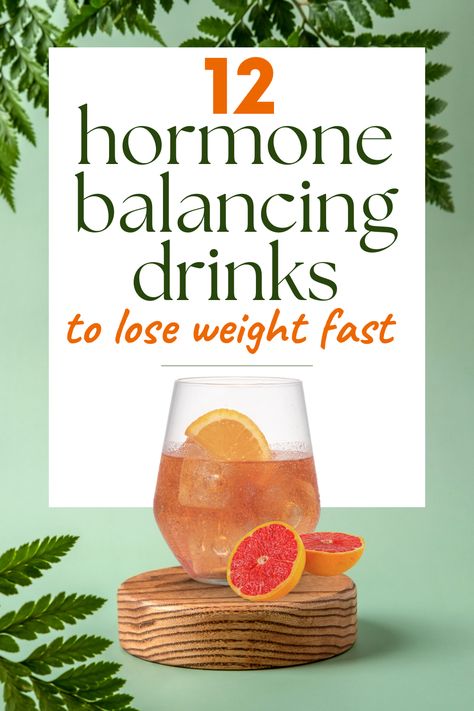 Do you know what to drink to balance your hormones? Believe it or not, you can balance your hormones and boost your metabolism with specific drink ingredients. #hormones #hormonedrinks #metabolism Herbal Drink, Herbal Drinks, Hormone Balance, Fat Loss Drinks, Crystal Water, Health Drink, Hormone Balancing, Healthy Weight, Fat Loss