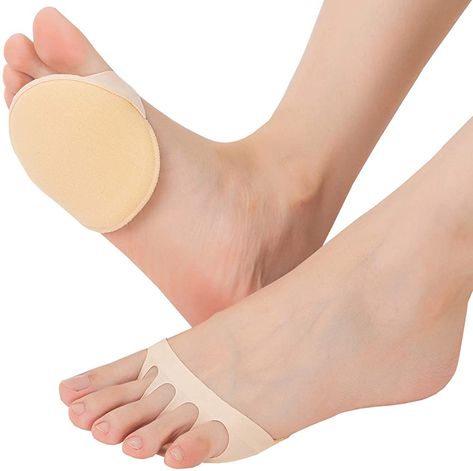 Relaxife Toe Topper Liner Socks Sponge Cushion No Show Women's Toeless Half Socks for High Heels Sandals Sling back at Amazon Women’s Clothing store Best Comfortable Shoes, Toeless Socks, Half Socks, Clog Slippers, High Heels Sandals, Most Comfortable Shoes, Toe Socks, Foot Pain, Liner Socks