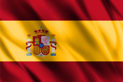 Flag Of Spain, Language Icon, Spanish Flag, Ribbon Flag, Spanish Flags, Spain Flag, Hanging Flags, Spain Culture, Countries And Flags