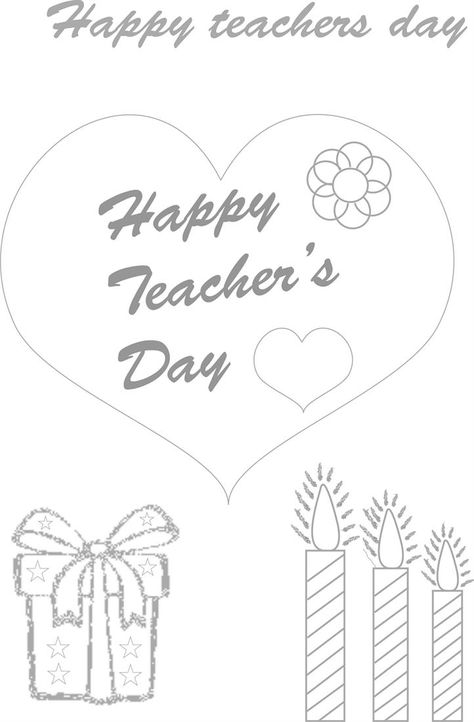 Teachers day coloring worksheets for kids 1 Happy Teachers Day Coloring Pages, Teachers Day Drawing For Kids, Happy Teachers Day Card Ideas, Teachers Day Activities For Kids, Teachers Day Pictures, Teachers Day Drawing, World Teachers Day, Super Drawing, Happy Teachers Day Card