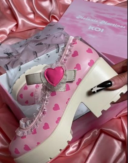 Melanie Martinez Mary Janes, Koi Footwear Melanie Martinez, Melanie Martinez Sweetheart Shoes, Melanie Martinez Aesthetic Outfits Portals, Melanie Martinez Portal Outfits, Melanie Martinez Koi Shoes, Melanie Martinez Aesthetic Outfits K-12, Koi Footwear Mary Janes, Melanie Martinez Shoes Koi