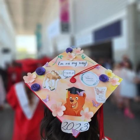 Brother bear grad cap Brother Bear Graduation Cap, Brother Bear, Grad Cap Designs, Cap Designs, Grad Cap, Graduation Cap