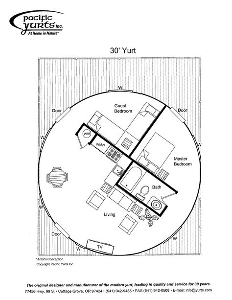 yurt floor plan. more complex than we would ever get into, but... some food for thought Yurt House, Round House Plans, Yurt Home, Yurt Living, Home Office/guest Room, Office Guest Room, Guest Room Office, Cob House, Dome House