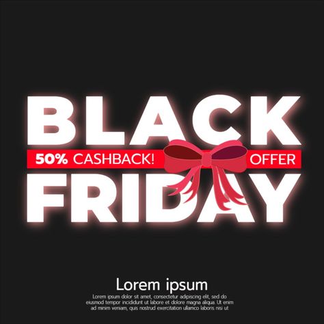 Make your holiday offer stand out with this Black Friday banner design template Holiday Banner Design, Black Friday Graphics, Black Friday Design Inspiration, Black Friday Banner Design, Black Friday Graphic, Black Friday Inspiration, Black Friday Advertising, Black Friday Sale Design, Black Friday Campaign