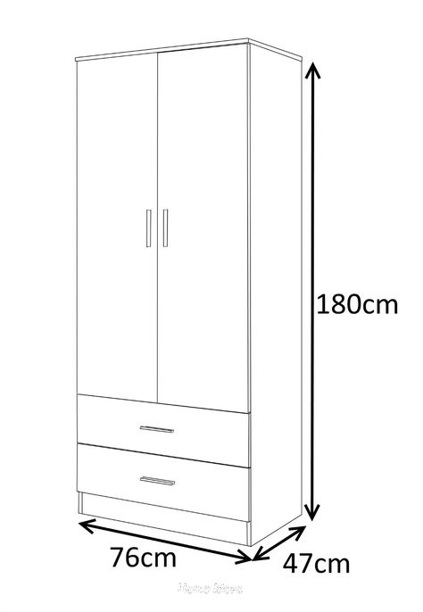 Two Doors Wardrobe Design, Double Door Almirah Design, Simple Wardrobe Design Small Spaces, Two Door Wardrobe Design, Built In Wardrobe Ideas Bedrooms, Bedroom Ideas Pictures, Wardrobe Art, Wardrobe Laminate Design, Wardrobe Dimensions