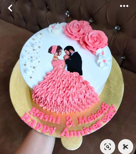 Happy Marriage Anniversary Cake, Marriage Anniversary Cake, Anniversary Cake Designs, Happy Anniversary Cakes, Happy Marriage Anniversary, Couple Anniversary, Beginner Henna Designs, Love Symbol, Cake Layers