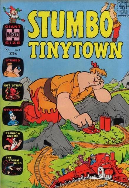 STUMBO THE GIANT: Tinytown by Harvey comics Book Classics, Harvey Comics, Books Funny, Old Comic Books, Funny Books, Children's Comics, Richie Rich, Classic Comic Books, Cartoon Books