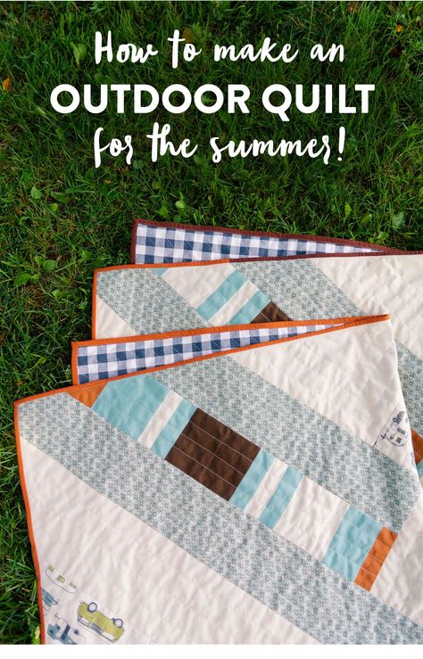 Outdoor Quilt, Camping Quilt, Suzy Quilts, Fabric Shops Online, Quilting 101, Quilting Blogs, Picnic Quilt, Mountain Quilts, Fabric Shops