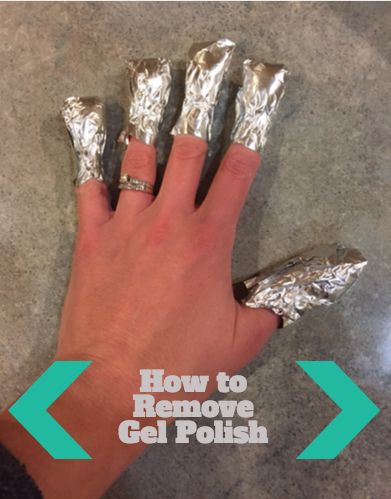 gel polish removal method using foil Take Off Gel Nails, Soak Off Acrylic Nails, Gel Polish At Home, How To Do Manicure, Take Off Acrylic Nails, Colored Nail Tips, Remove Gel Polish, Gel Nail Removal, Remove Acrylic Nails