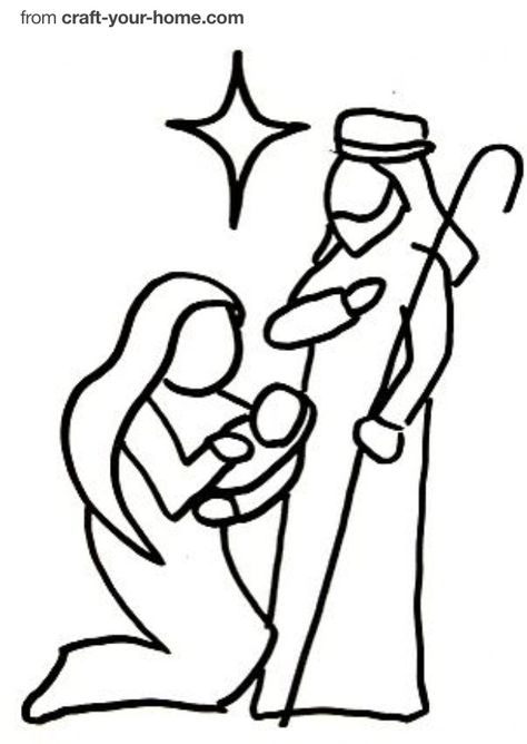 Nativity Nativity Outline, Nativity Clipart, Simple Nativity, Nativity Coloring Pages, Jesus Coloring Pages, Nativity Silhouette, Christmas Package, Christmas Rug, Scene Drawing